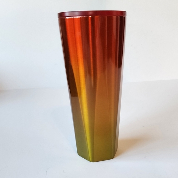 Starbucks Summer ‘Heat Gradient’ Ombre SS Geo Metal Tumbler - Picture 3 of 6